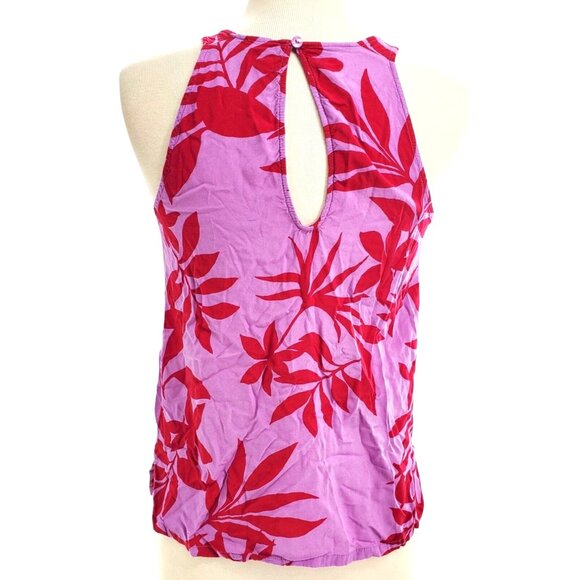 Old Navy Sm Shirt Summer Sleeveless Tank Top High-neck Lightweight Keyhole Back - Picture 3 of 8